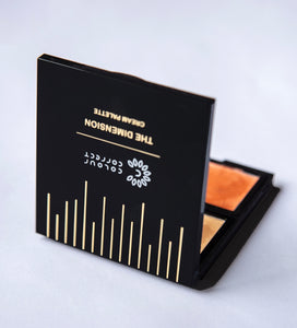 The Dimension cream palette (Classic / Sunset)